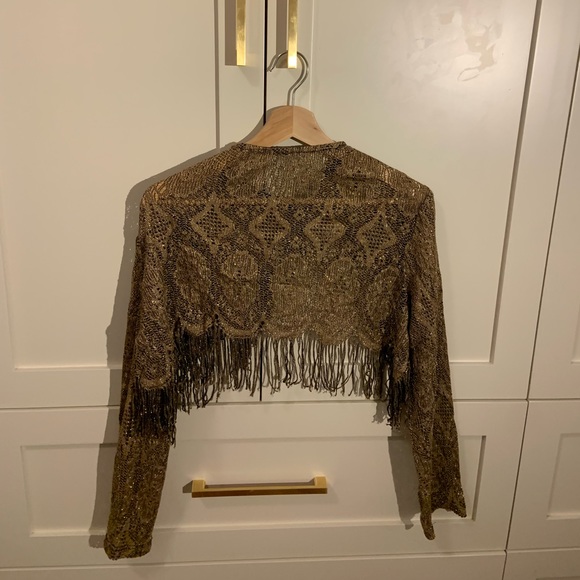 Gold and black bolero - Picture 2 of 2